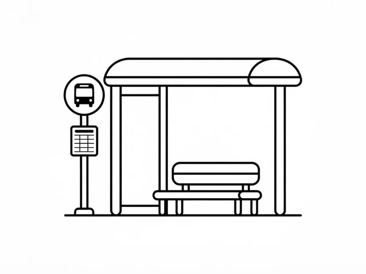 Illustration for Bussen till jobbet