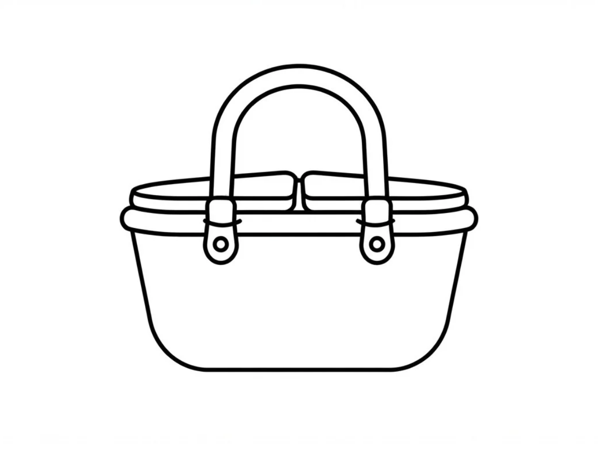 Illustration for Picknick på stranden